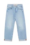 Roy Rogers Light-wash Boyfriend Jeans In Blue