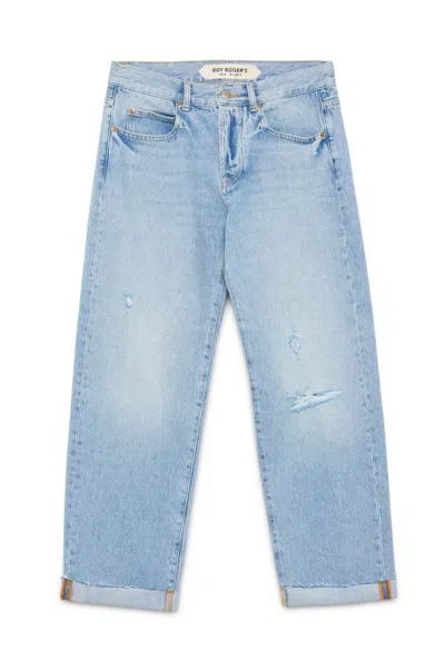 Roy Rogers Light-wash Boyfriend Jeans