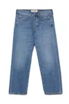 Roy Rogers Light Wash Boyfriend Jeans With Whiskering In Blue