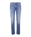 Roy Rogers Logo-patch Jeans In Blue