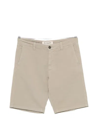 Roy Rogers Logo-patch Shorts In Brown