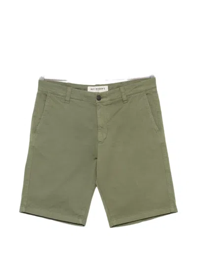 Roy Rogers Logo-patch Shorts In Green