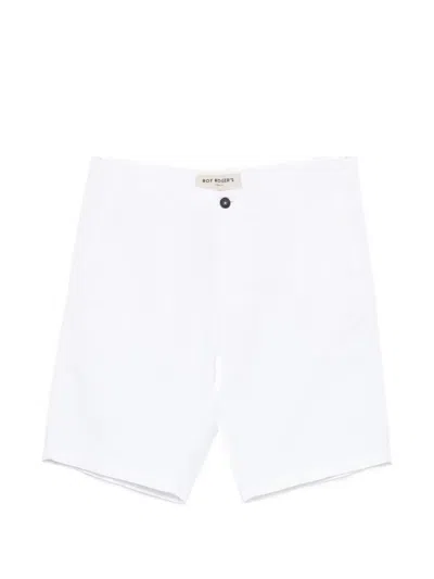 Roy Rogers Logo-patch Shorts In White