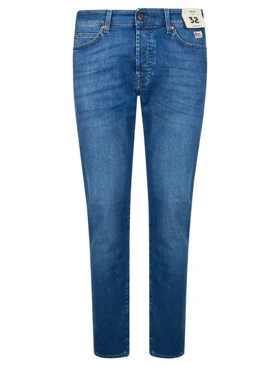 Roy Rogers Men's Slim Fit Denim Jeans 529 In Blue