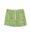 Roy Rogers Men's Swim Shorts In Bandana Army In Multi