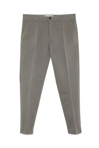 Roy Rogers Men's Trousers Roy Roger's Day Off Rru105c8700112 0243 Flannel In Gray