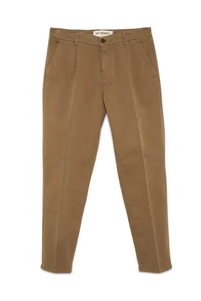 Roy Rogers Men's Trousers Roy Roger's Day Off Rru105p3260112 C0183 Camel In Multi