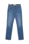 Roy Rogers Mid-rise Light Wash Denim Jeans In Blue