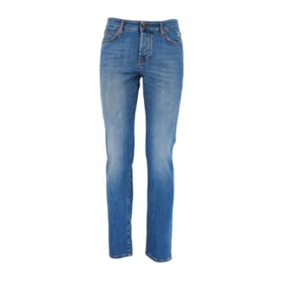 Roy Rogers New 529 Man Domino Trousers In Blue