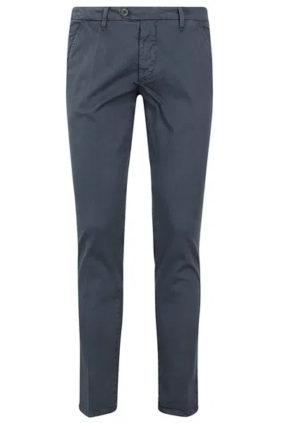 Roy Rogers New Rolf Gabardina Di Cotone In Blue