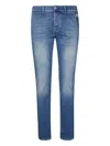 Roy Rogers Nick Logo-patch Jeans In Blue