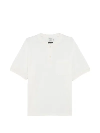 Roy Rogers Piqué Chest-pocket T-shirt In White