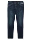 Roy Rogers Real Wash Denim Jeans With Dark Wash In Blue