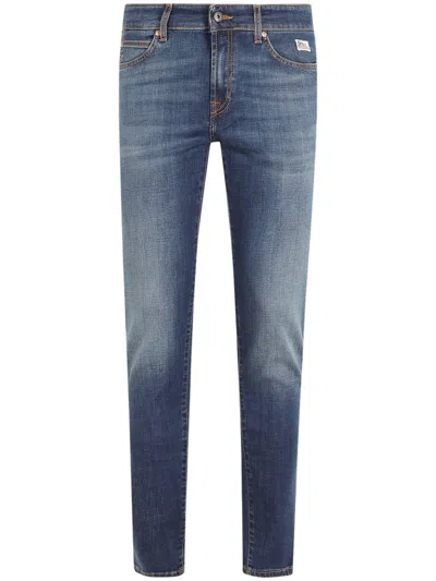 Roy Rogers Roy Roger's 517 Elast Carlin Jeans In Blue