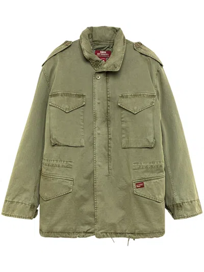 Roy Rogers Roy Roger's Cotton Green Mini Outerwear Coat