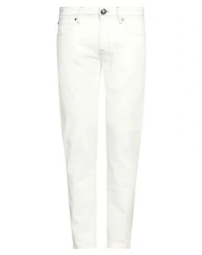 Roy Rogers Roÿ Roger's Man Jeans White Size 35 Cotton, Elastane