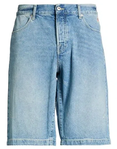 Roy Rogers Roÿ Roger's Man Denim Shorts Blue Size 35 Cotton