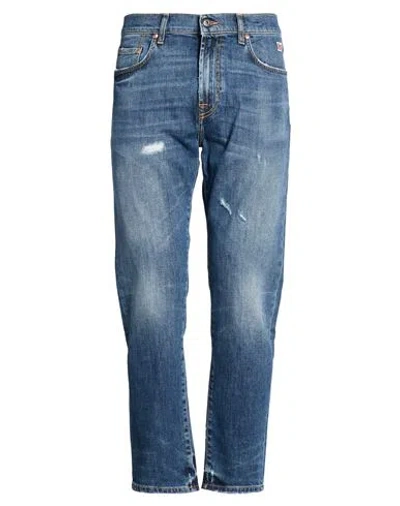 Roy Rogers Roÿ Roger's Man Jeans Blue Size 34 Cotton, Elastane
