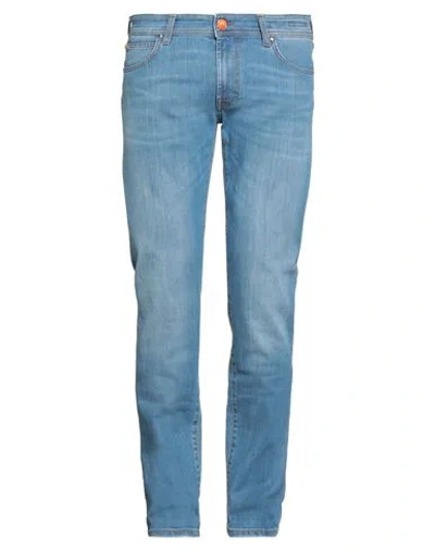 Roy Rogers Roÿ Roger's Man Jeans Blue Size 38 Cotton, Elastomultiester, Elastane