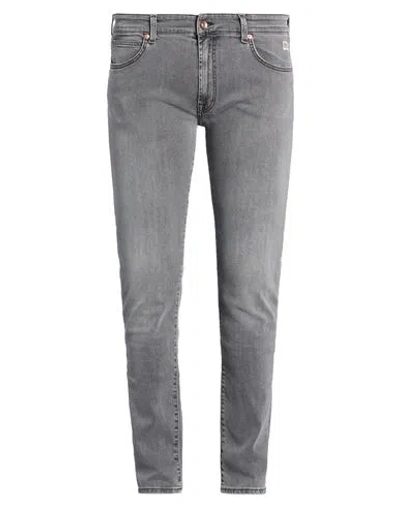 Roy Rogers Roÿ Roger's Man Jeans Grey Size 30 Polyester, Cotton In Gray