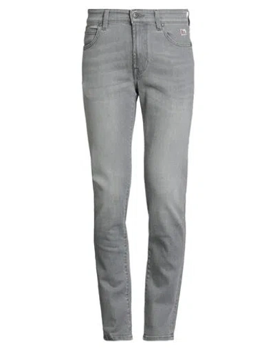 Roy Rogers Roÿ Roger's Man Jeans Grey Size 32 Cotton, Elastane In Gray