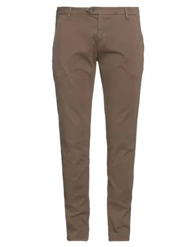 Roy Rogers Roÿ Roger's Man Pants Brown Size 33 Cotton, Elastane In Brown