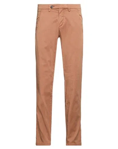 Roy Rogers Roÿ Roger's Man Pants Camel Size 29 Cotton, Lyocell, Elastane In Beige