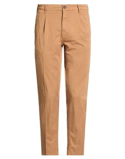 Roy Rogers Roÿ Roger's Man Pants Camel Size 30 Cotton, Elastane In Nude