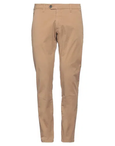 Roy Rogers Roÿ Roger's Man Pants Camel Size 35 Cotton, Elastane In Beige