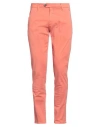 Roy Rogers Roÿ Roger's Man Pants Coral Size 34 Cotton, Elastane In Red