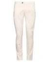 Roy Rogers Roÿ Roger's Man Pants Cream Size 32 Cotton, Elastane In White