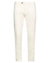 Roy Rogers Roÿ Roger's Man Pants Cream Size 40 Cotton, Elastane In White