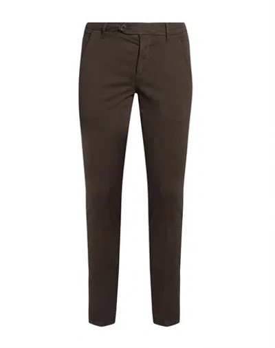 Roy Rogers Roÿ Roger's Man Pants Dark Brown Size 31 Cotton, Elastane