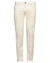 Roy Rogers Roÿ Roger's Man Pants Ivory Size 34 Cotton, Lyocell, Elastane In White