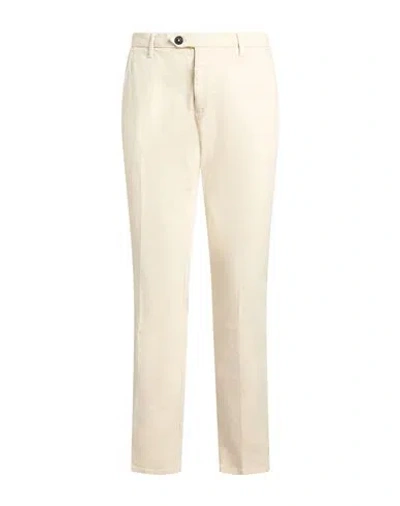 Roy Rogers Roÿ Roger's Man Pants Ivory Size 36 Cotton, Elastane In Multi