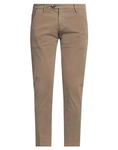 Roy Rogers Roÿ Roger's Man Pants Khaki Size 29 Cotton, Elastane In Beige