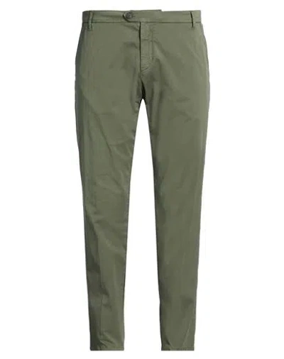 Roy Rogers Roÿ Roger's Man Pants Khaki Size 44 Cotton, Elastane In Green