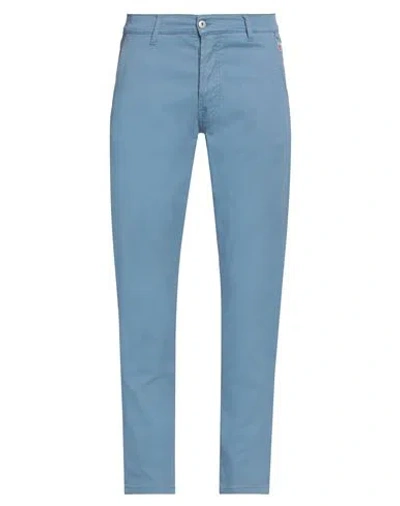 Roy Rogers Roÿ Roger's Man Pants Light Blue Size 33 Cotton, Lyocell, Elastane