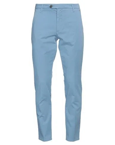 Roy Rogers Roÿ Roger's Man Pants Light Blue Size 33 Cotton, Elastane In Blue