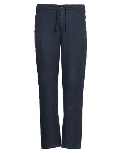 Roy Rogers Roÿ Roger's Man Pants Midnight Blue Size Xxl Linen