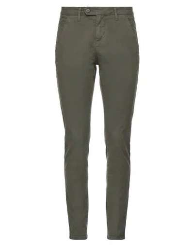 Roy Rogers Roÿ Roger's Man Pants Military Green Size 29 Cotton, Elastane In Gray