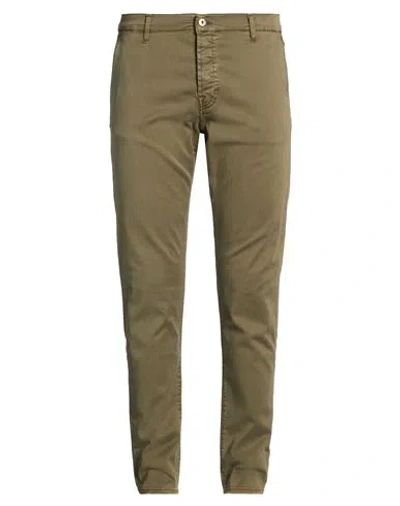 Roy Rogers Roÿ Roger's Man Pants Military Green Size 30 Cotton, Lyocell, Elastane