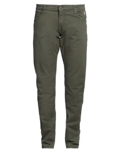 Roy Rogers Roÿ Roger's Man Pants Military Green Size 32 Cotton, Elastane