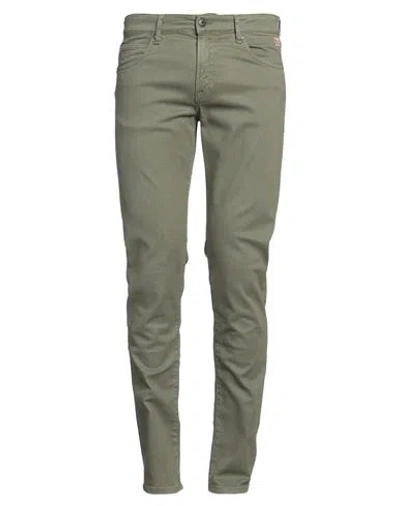 Roy Rogers Roÿ Roger's Man Pants Military Green Size 34 Cotton, Lyocell, Elastane