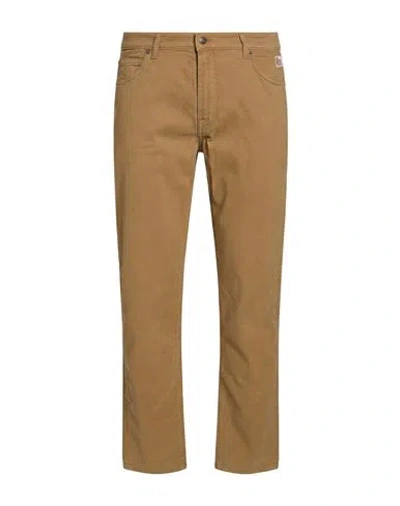 Roy Rogers Roÿ Roger's Man Pants Mustard Size 29 Cotton, Lyocell, Elastane In Brown