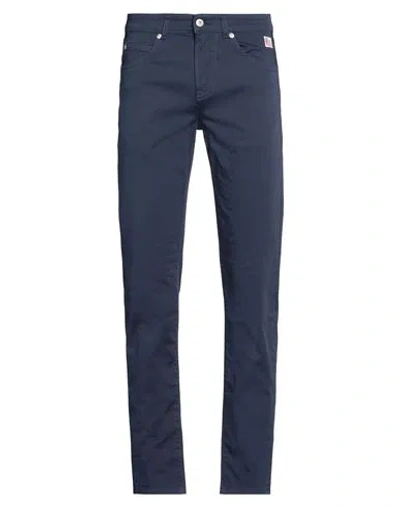 Roy Rogers Roÿ Roger's Man Pants Navy Size 29 Cotton, Elastane In Blue