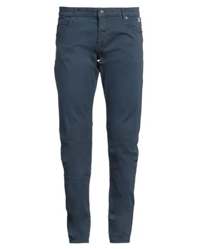 ROY ROGERS ROŸ ROGER'S MAN PANTS NAVY SIZE 31 COTTON, ELASTANE