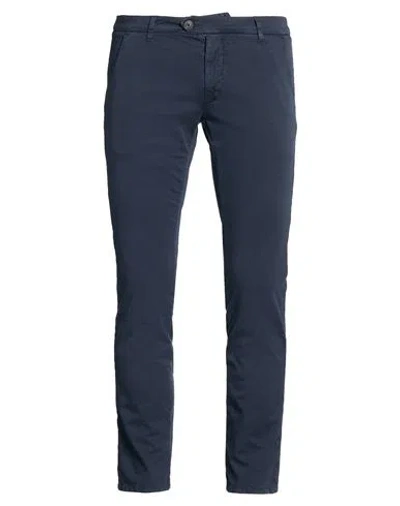 Roy Rogers Roÿ Roger's Man Pants Navy Size 32 Cotton, Elastane In Blue