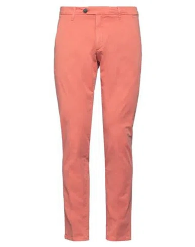 Roy Rogers Roÿ Roger's Man Pants Salmon Pink Size 35 Cotton, Elastane In Pink