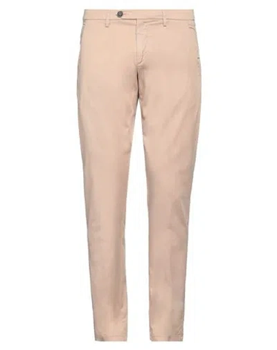 Roy Rogers Roÿ Roger's Man Pants Sand Size 34 Cotton, Lyocell, Elastane In Nude